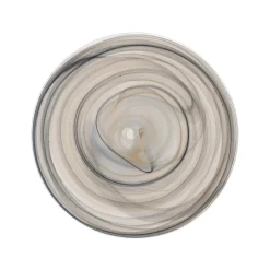 Teller ALABASTRO 25 cm beige/schwarz