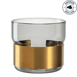 Tischlicht SILENZIO 9 cm grau