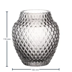 Tischvase POESIA 11 cm grau