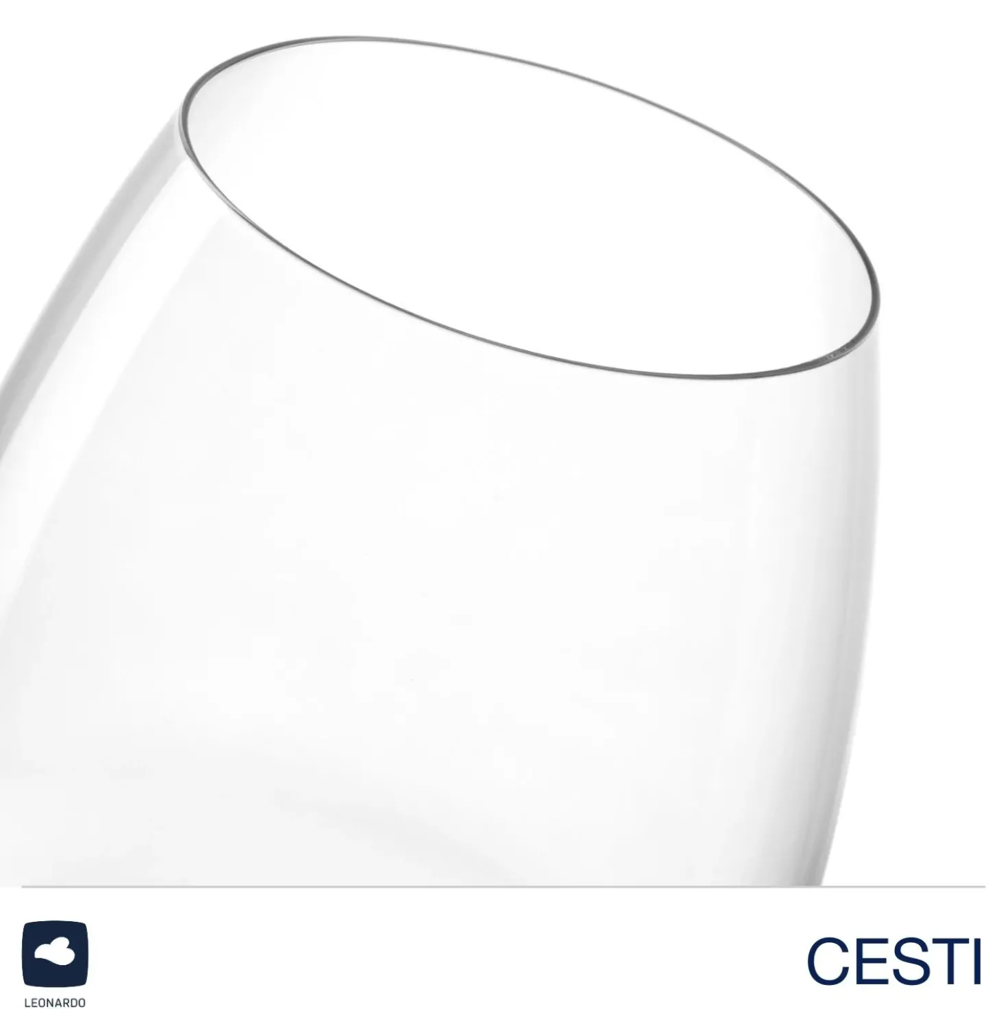 Trinkglas CESTI 460 ml 6er-Set + Poliertuch