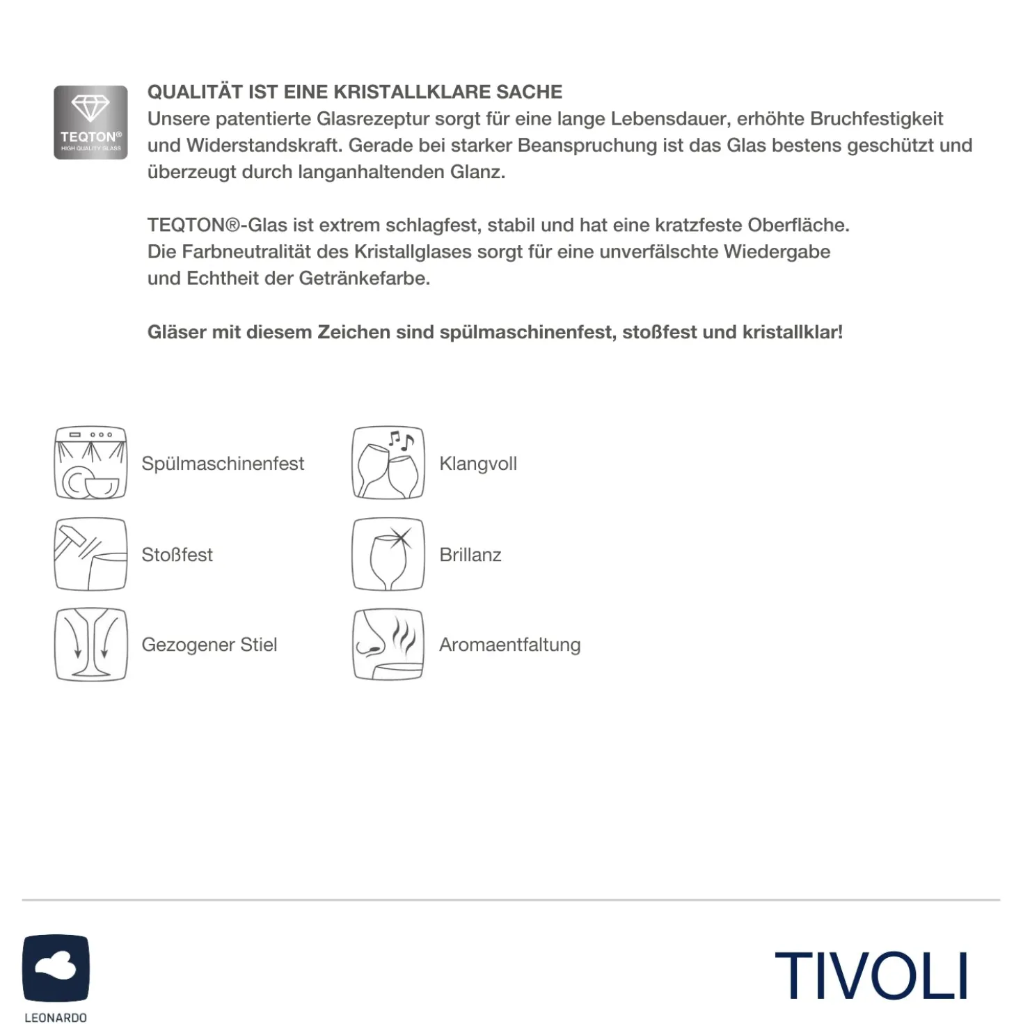 Trinkglas TIVOLI 390 ml 6er-Set