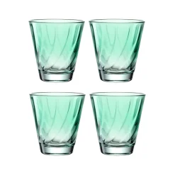 Trinkglas TWIST 215 ml grün 4er-Set