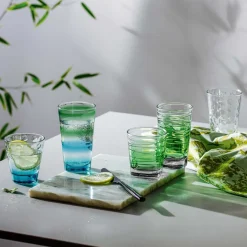 Trinkglas VARIO STRUTTURA 250 ml grün 6er-Set