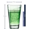 Trinkglas VARIO STRUTTURA 280 ml grün 6er-Set