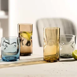 Trinkglas VESUVIO 330 ml 4er-Set farbig