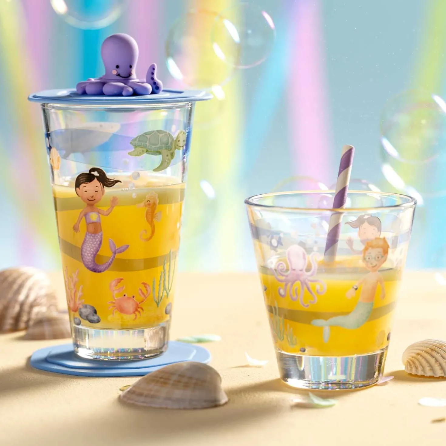 Trinkset BAMBINI AVVENTURA 3-teilig 215 ml Meer