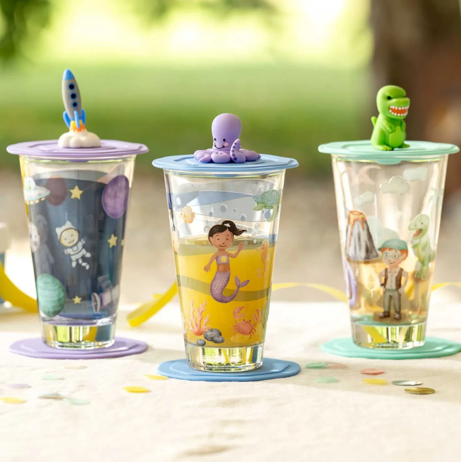 Trinkset BAMBINI AVVENTURA 3-teilig 300 ml Meer