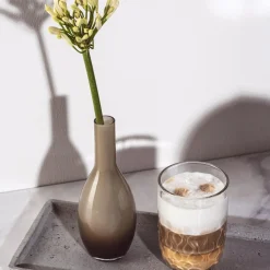 Vase BEAUTY 18 cm braun
