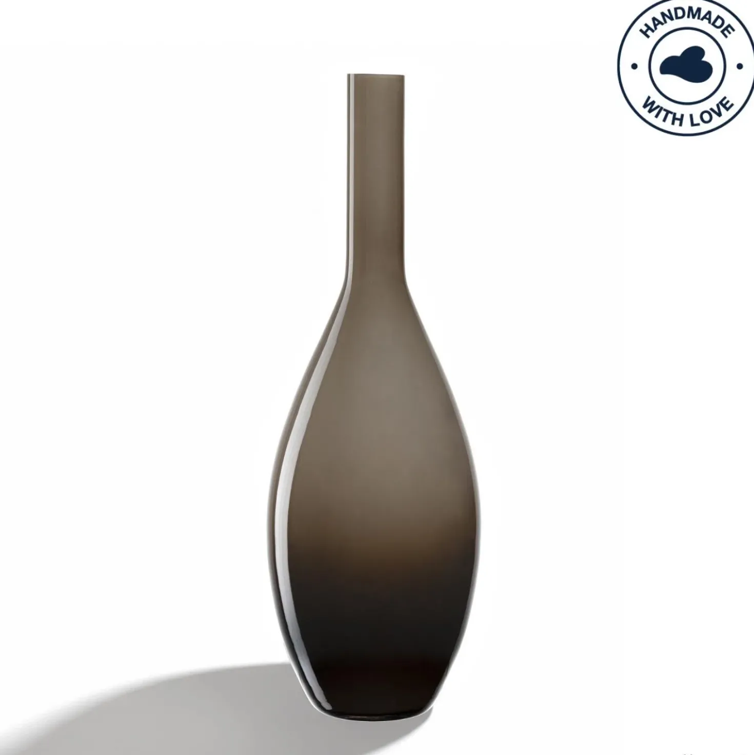 Vase BEAUTY 39 cm braun