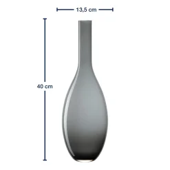 Vase BEAUTY 39 cm grau