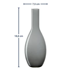 Vase BEAUTY 18 cm grau