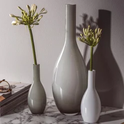 Vase BEAUTY 18 cm grau