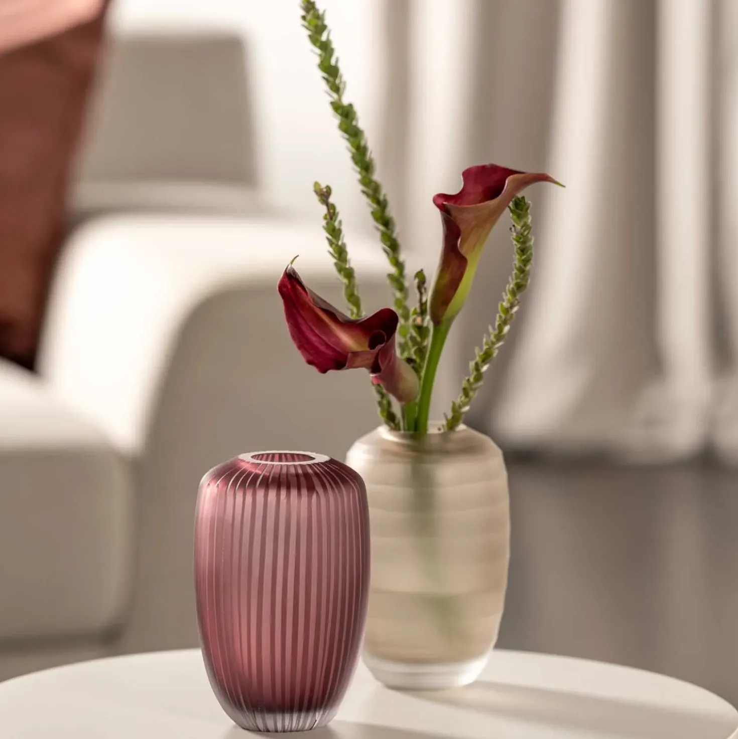 Vase BELLAGIO 16 cm beige