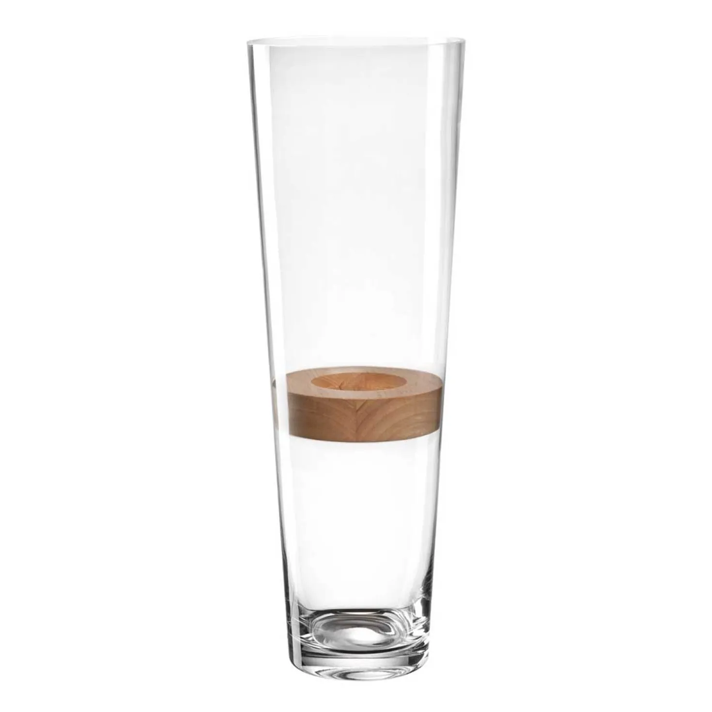 Vase 50 cm mit Holzeinsatz MAGICO