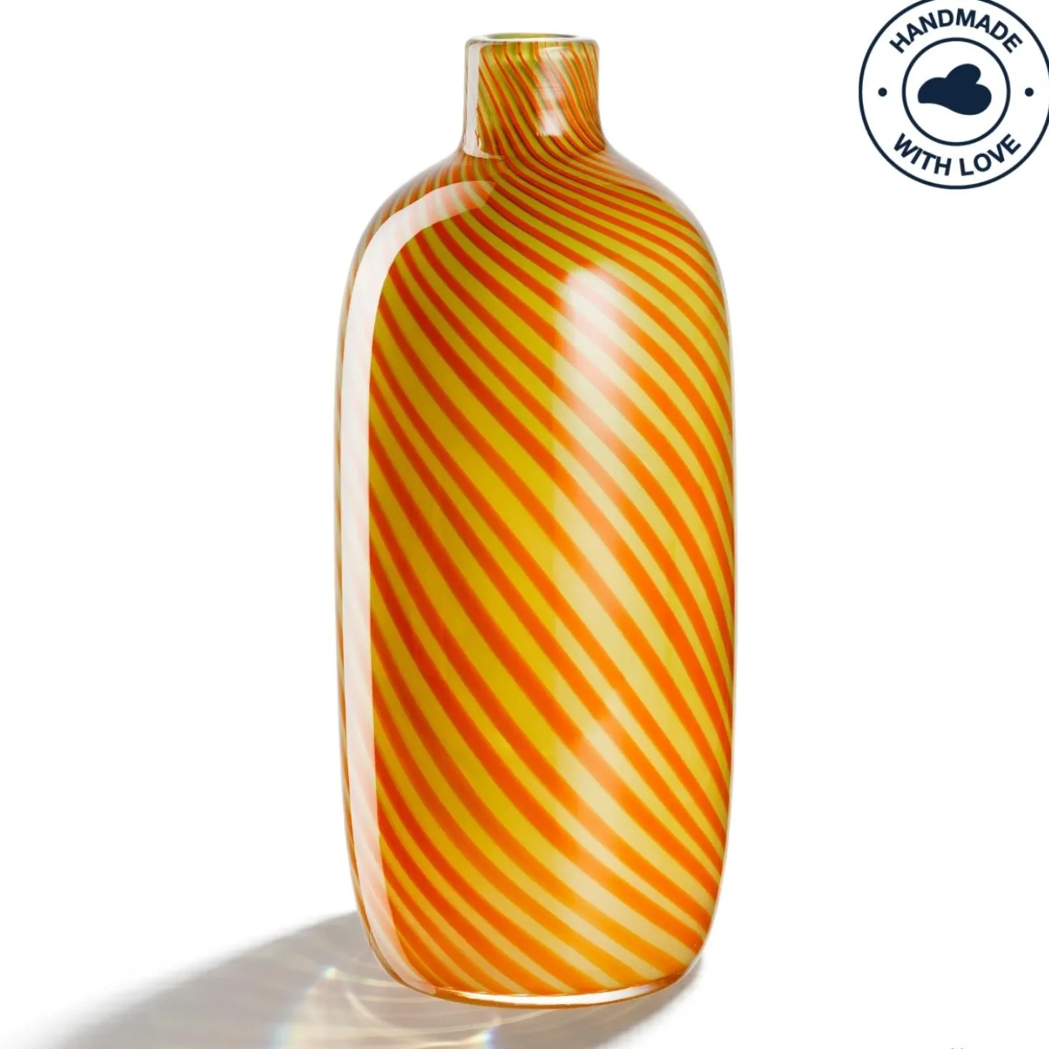 Vase FILO COLORI 32 cm gelb