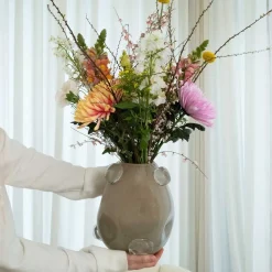 Vase HAZEL 25 cm beige