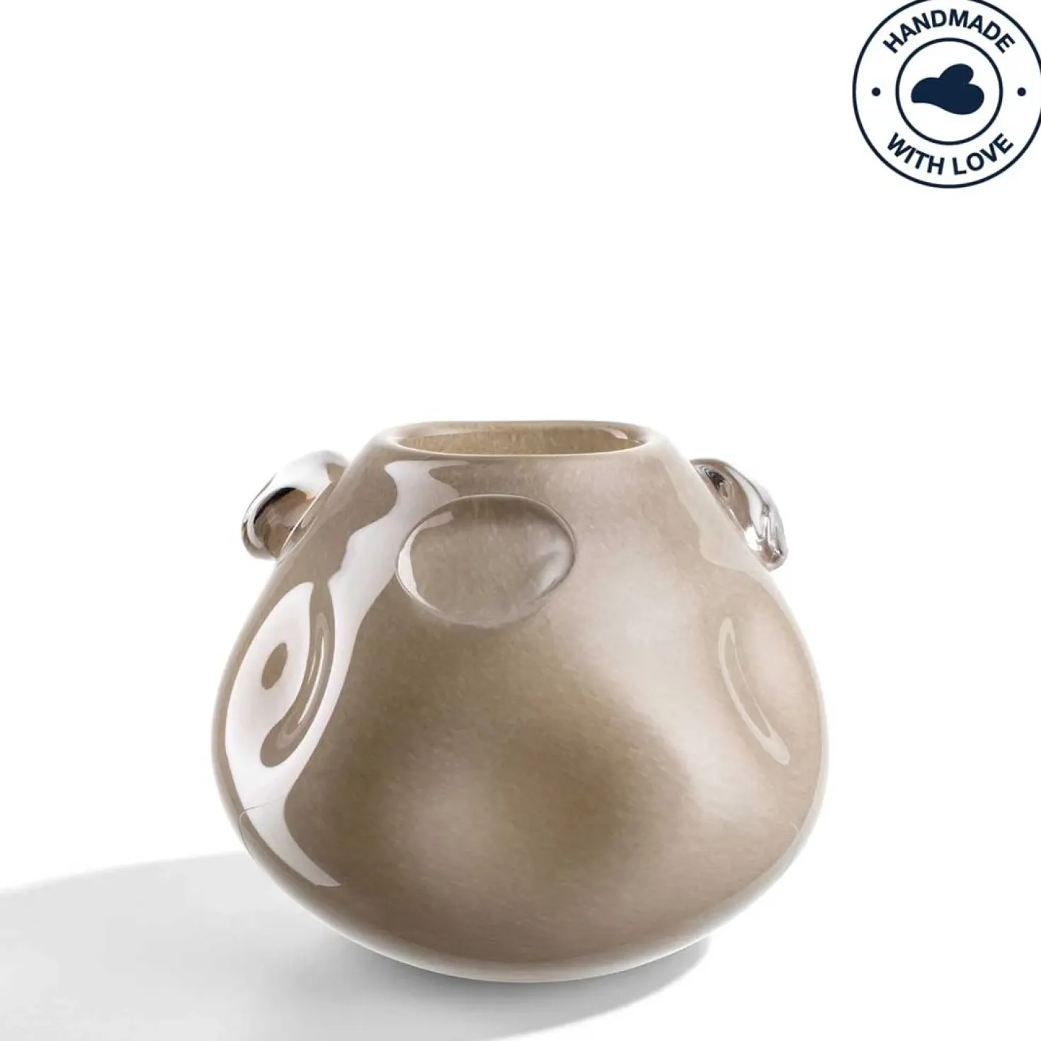 Vase HAZEL 16 cm beige