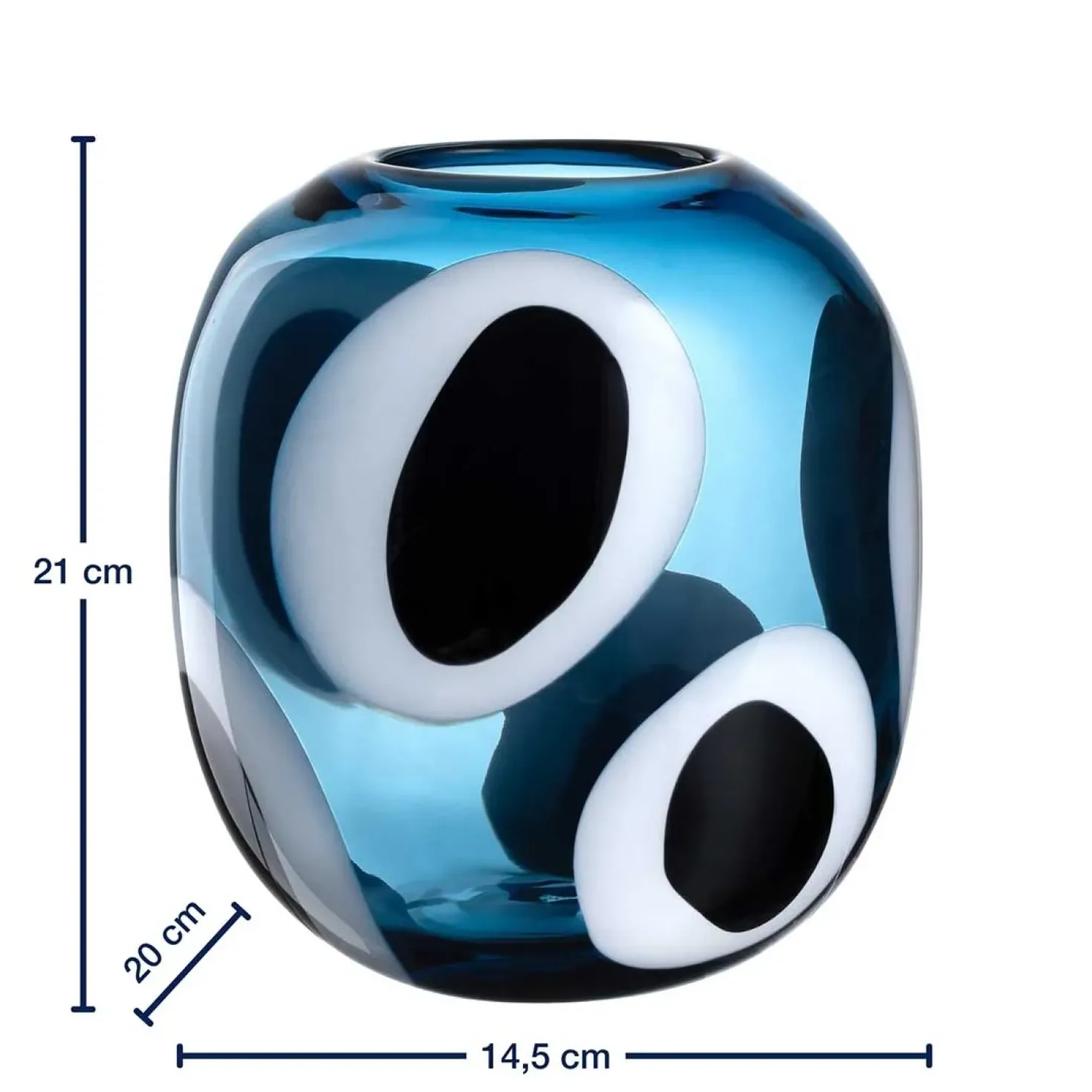 Vase OCCHI BLU 21 cm