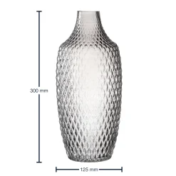 Vase POESIA 30 cm grau
