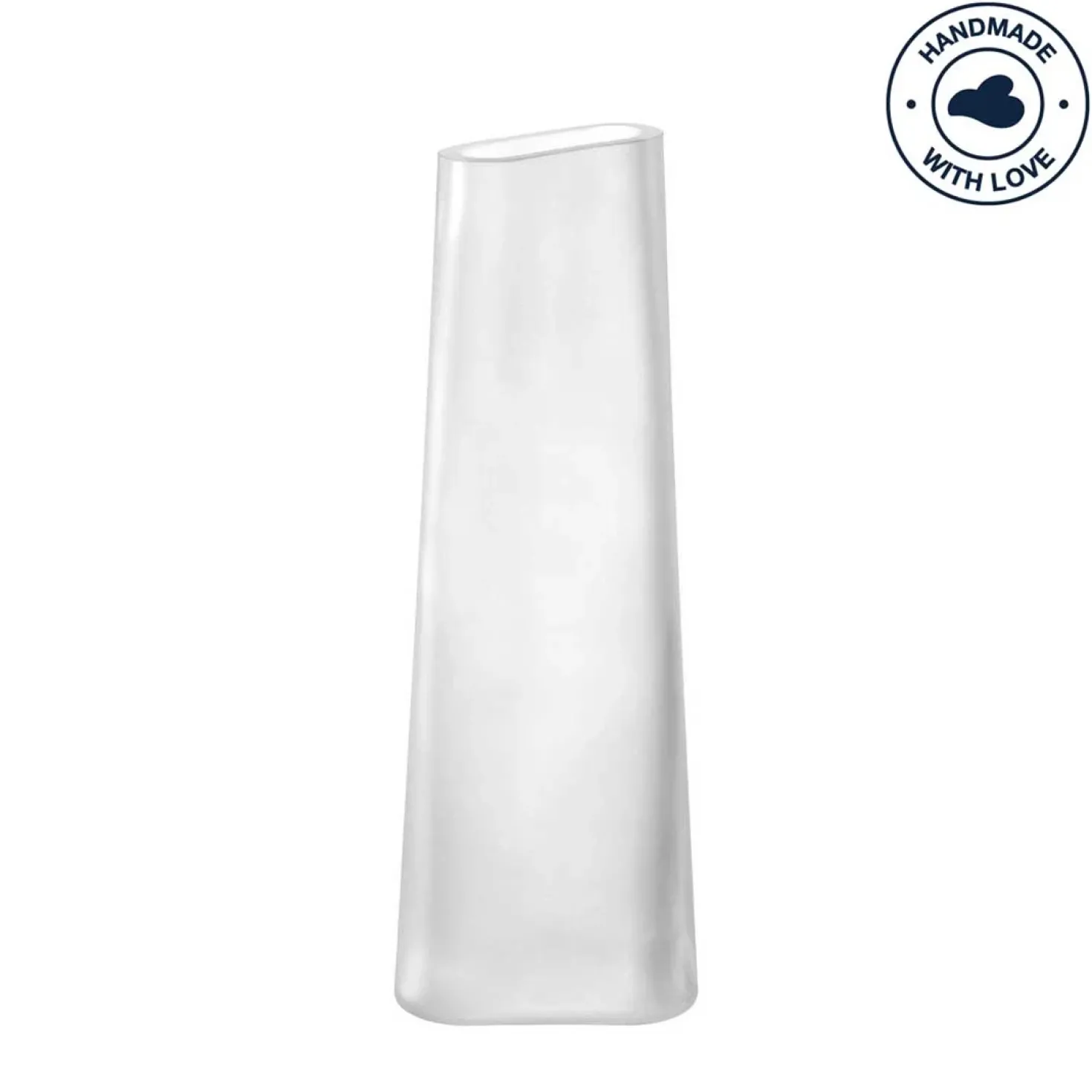 Vase TURNO 34 cm satiniert