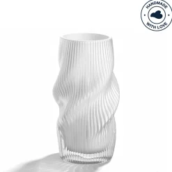 Vase VERDI 19 cm weiß
