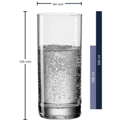 Wasserbecher EASY+ 330 ml 6er-Set