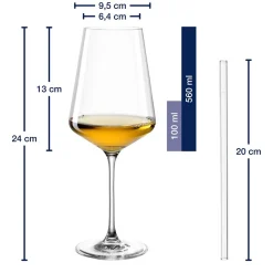 Weißweinglas Geschenkset PUCCINI 5-teilig 560 ml