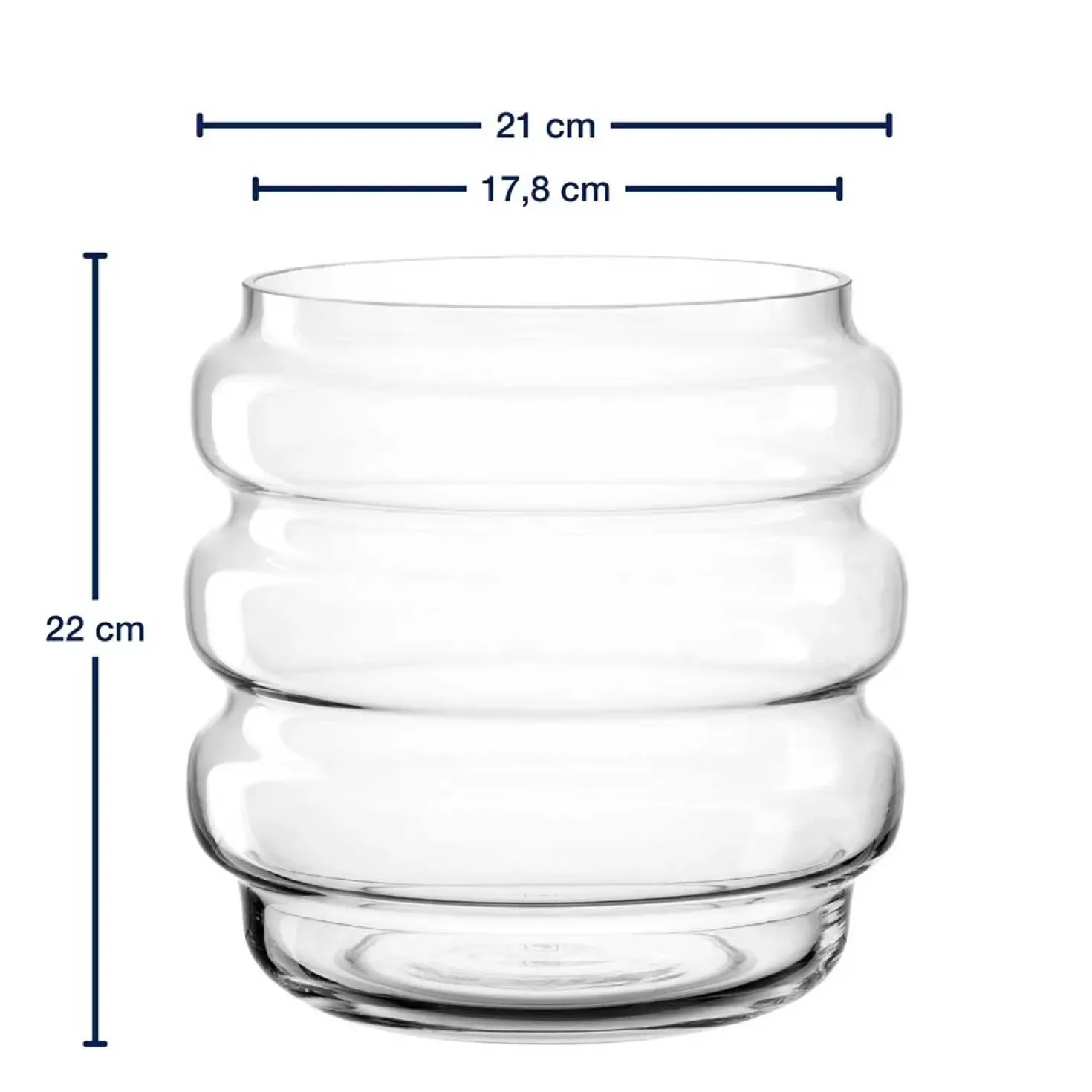 Windlicht SOLE 22 cm
